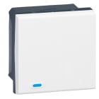 Legrand - Commande filaire BUS KNX Mosaic avec 1 touche à 1 appui - blanc