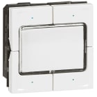 Legrand - Commande filaire BUS KNX Mosaic avec 4 touches à 4 appuis - blanc