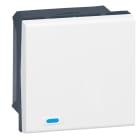 Legrand - Commande filaire BUS KNX Mosaic avec 1 touche à 2 appuis - blanc