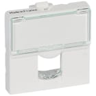 Legrand - Plastron Mosaic - pour 1 connecteur Systimax - 2 modules - blanc