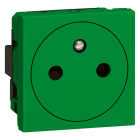 Legrand - Prise de courant Surface Mosaic - 2P+T - 2 modules - vert antimicrobien