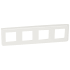 Legrand - Plaque Mosaic 4x2 modules horizontal - blanc