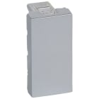 Legrand - Obturateur Mosaic 1 module - finition alu