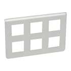 Legrand - Plaque Mosaic 2x3x2 modules - alu
