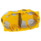 Legrand - Boîte multipostes Eco Batibox 2 postes 4 à 5 modules - profondeur 40mm