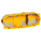 Legrand - Boite multipostes Ecobatibox 3 postes 6 a 8 modules - profondeur 40mm