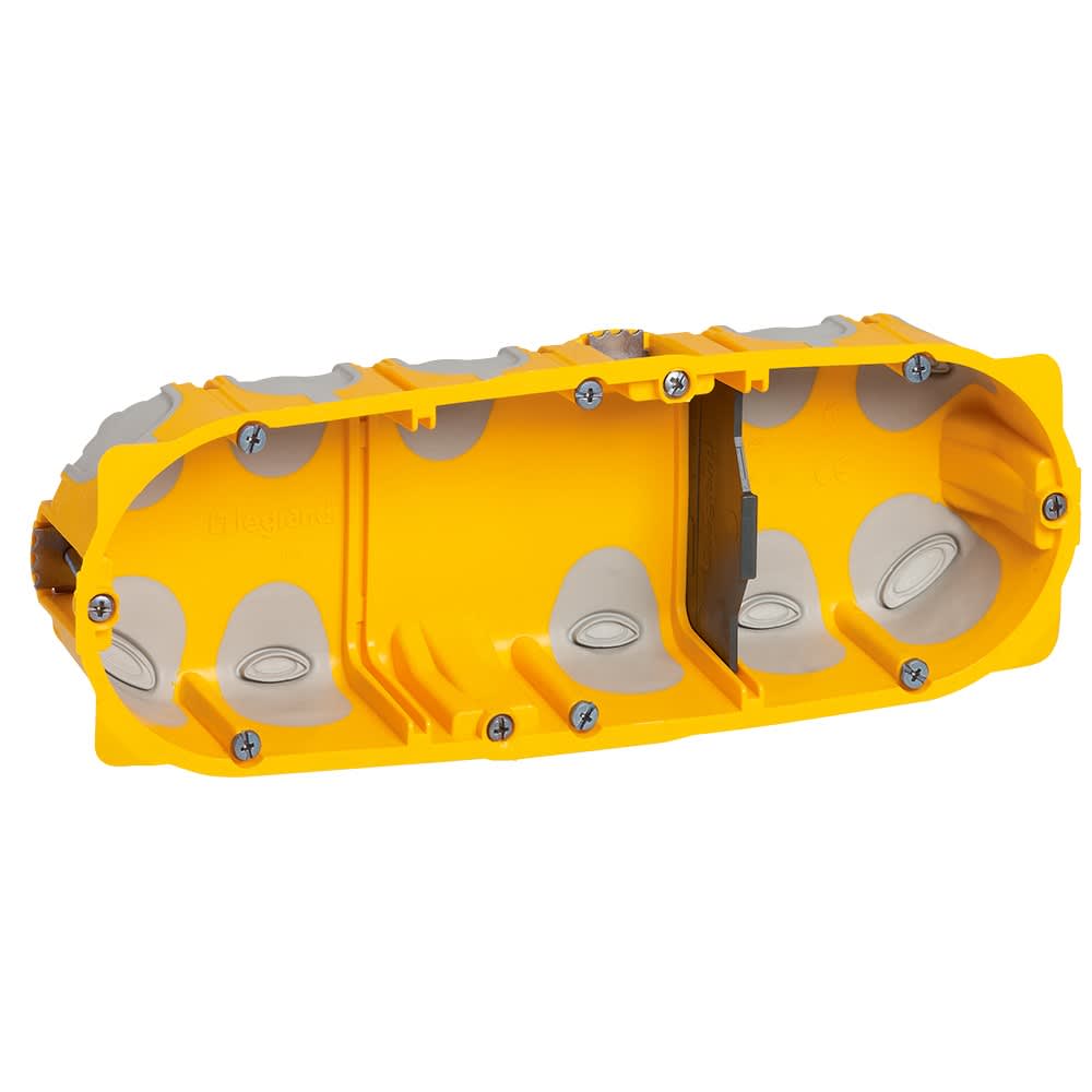 Legrand - Boite multipostes Ecobatibox 3 postes 6 a 8 modules - profondeur 40mm