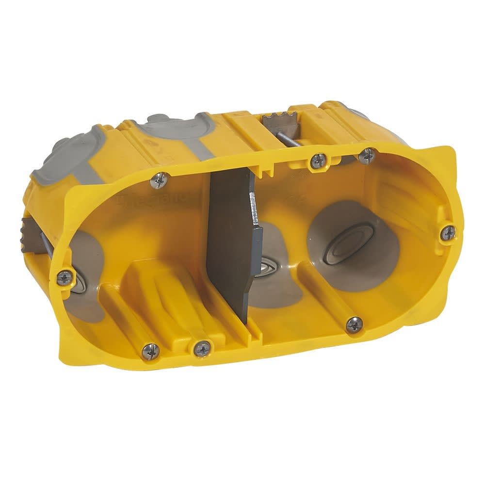 Legrand - Boîte multipostes Eco Batibox 2 postes ou 4 à 5 modules - profondeur 50mm