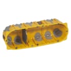 Legrand - Boîte multipostes Eco Batibox 3 postes ou 6 à 8 modules - profondeur 50mm