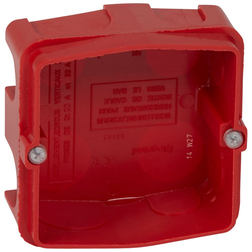 Legrand - Boîte Batibox maçonnerie pour prise 20A et 32A 1 poste - profondeur 40mm