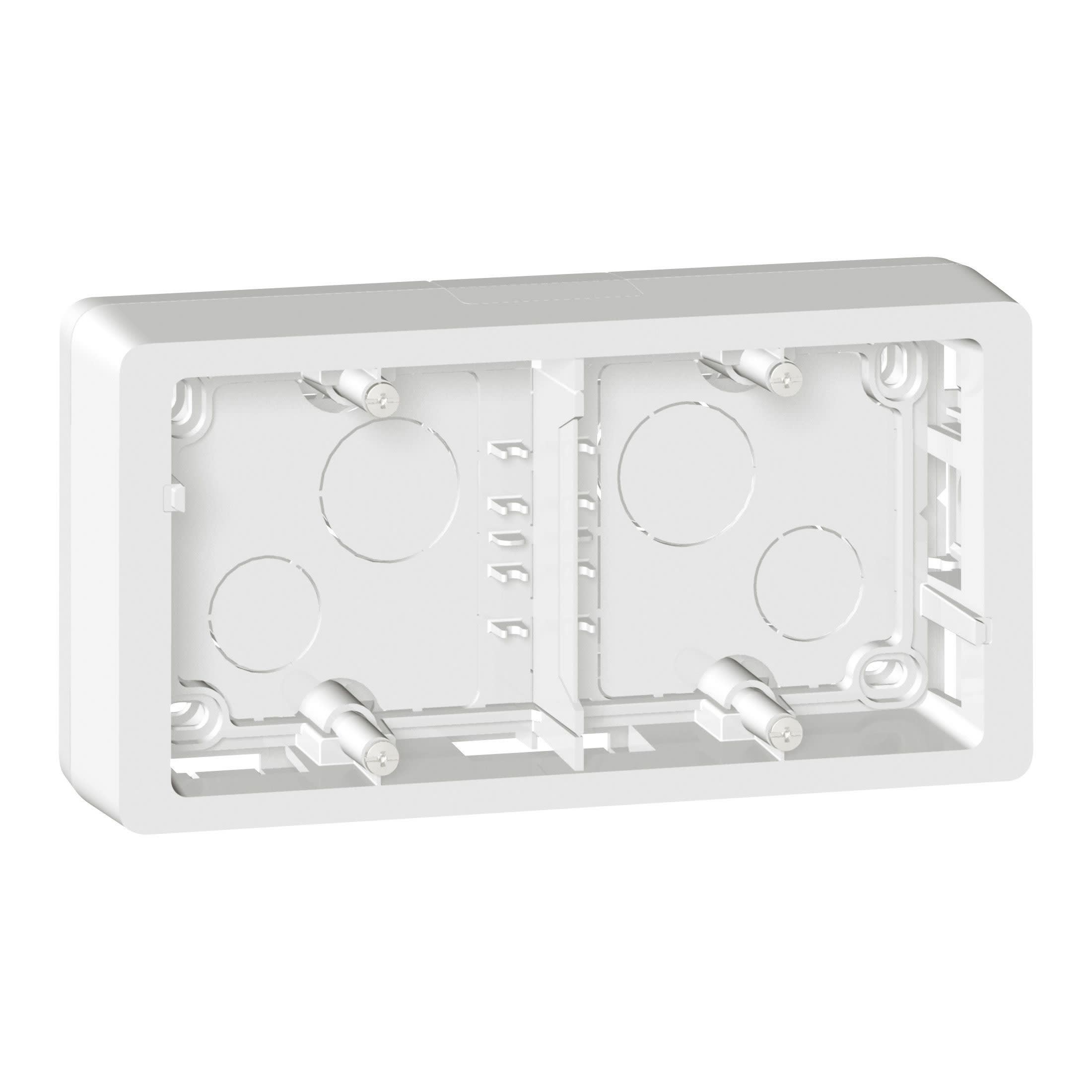 Legrand - Cadre saillie Céliane 2 postes horizontal ou vertical titane