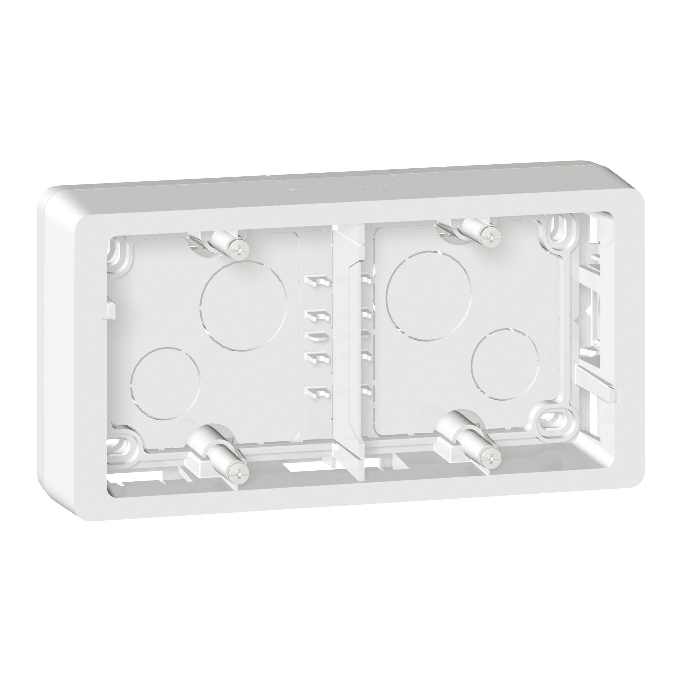 Legrand - Cadre saillie Céliane 2 postes horizontal ou vertical titane