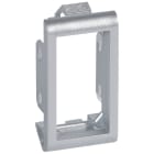 Legrand - Support de plaque étroit pour paroi mince Batibox 1 module - alu
