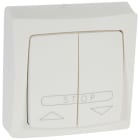 Legrand - Poussoir pour volets roulants Appareillage saillie complet - blanc