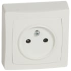 Legrand - Prise 2P avec éclips de protection Appareillage saillie complet - blanc