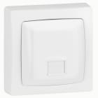 Legrand - Prise RJ45 Numeris ou Internet 8 contacts Appareillage saillie complet - blanc