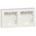 Legrand - Cadre saillie 2 postes Appareillage saillie blanc