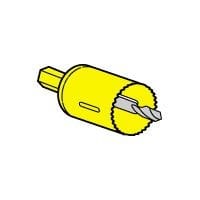 Legrand - Scie cloche Ø40mm pour boite applique Batibox cloisons sèches référence 089346