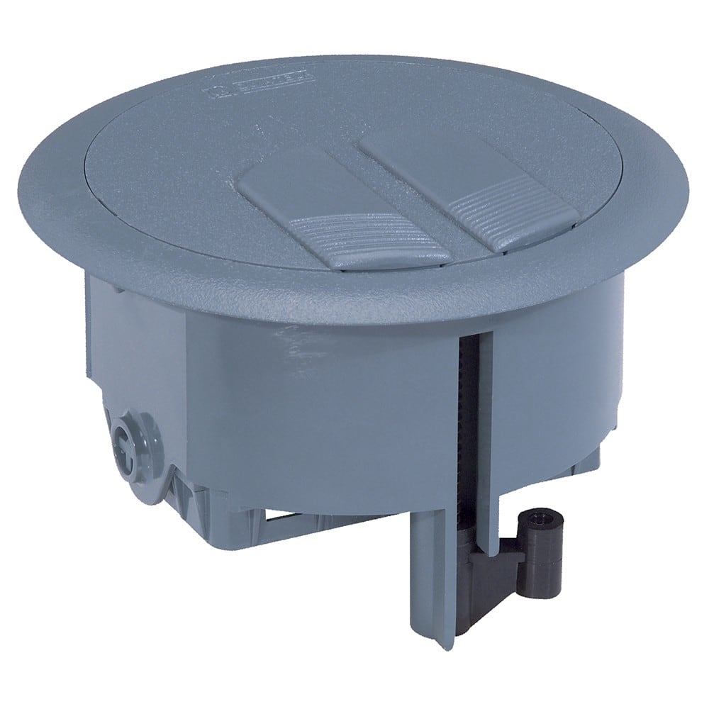 Legrand - Boîte de sol à équiper - 3 modules - gris