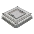 Legrand - Boîte de sol pour charges lourdes pour parquet épais - 24 modules