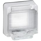 Legrand - Adaptateur étanche Plexo IP66 composable pour mécanismes 2 modules Mosaic - gris