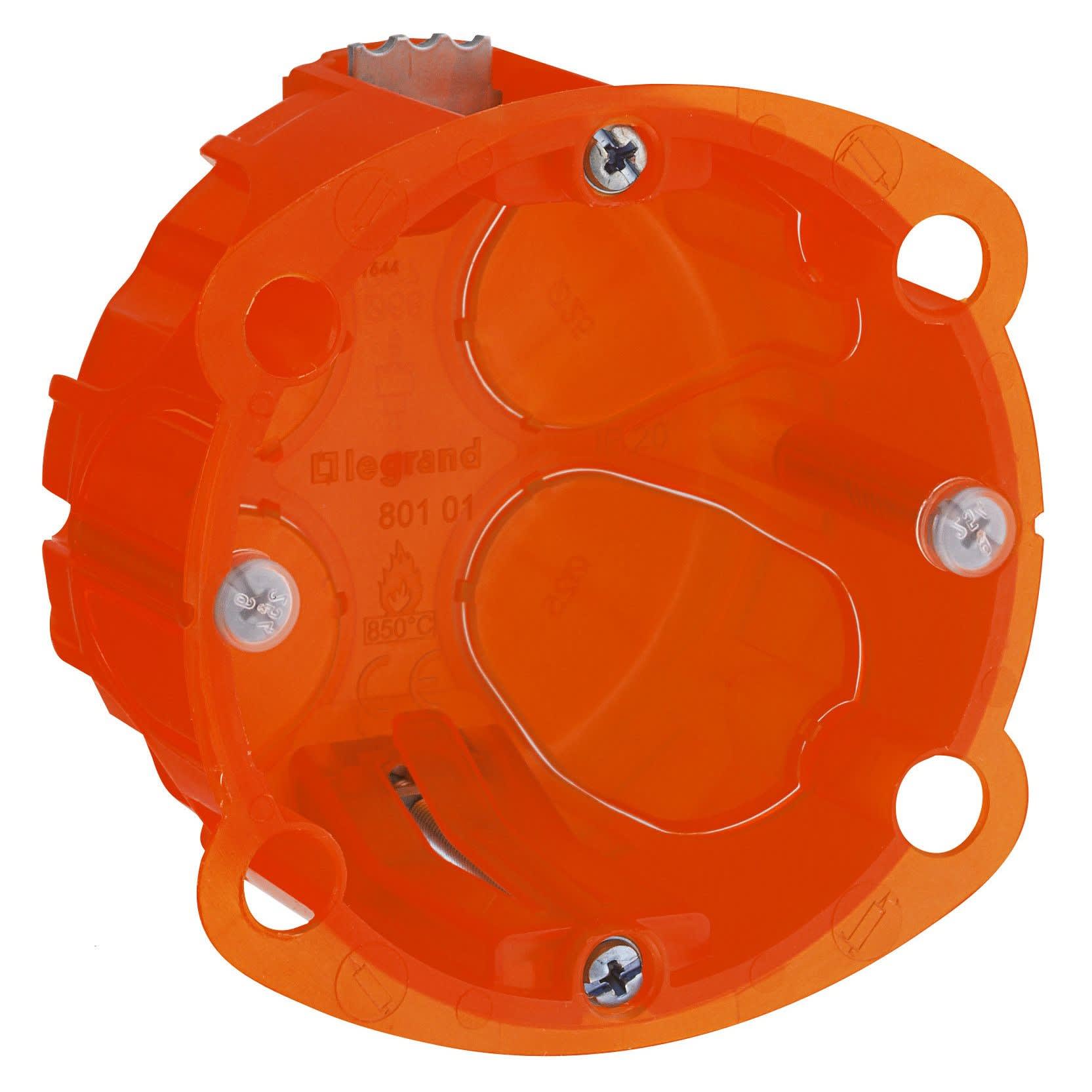 Legrand - Boîte à encastrer Batibox multimatériaux - 1 poste profondeur 40mm