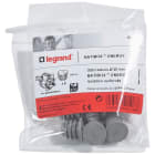 Legrand - Lot de 8 obturateurs pour boîte à encastrer Eco batibox - Ø20mm