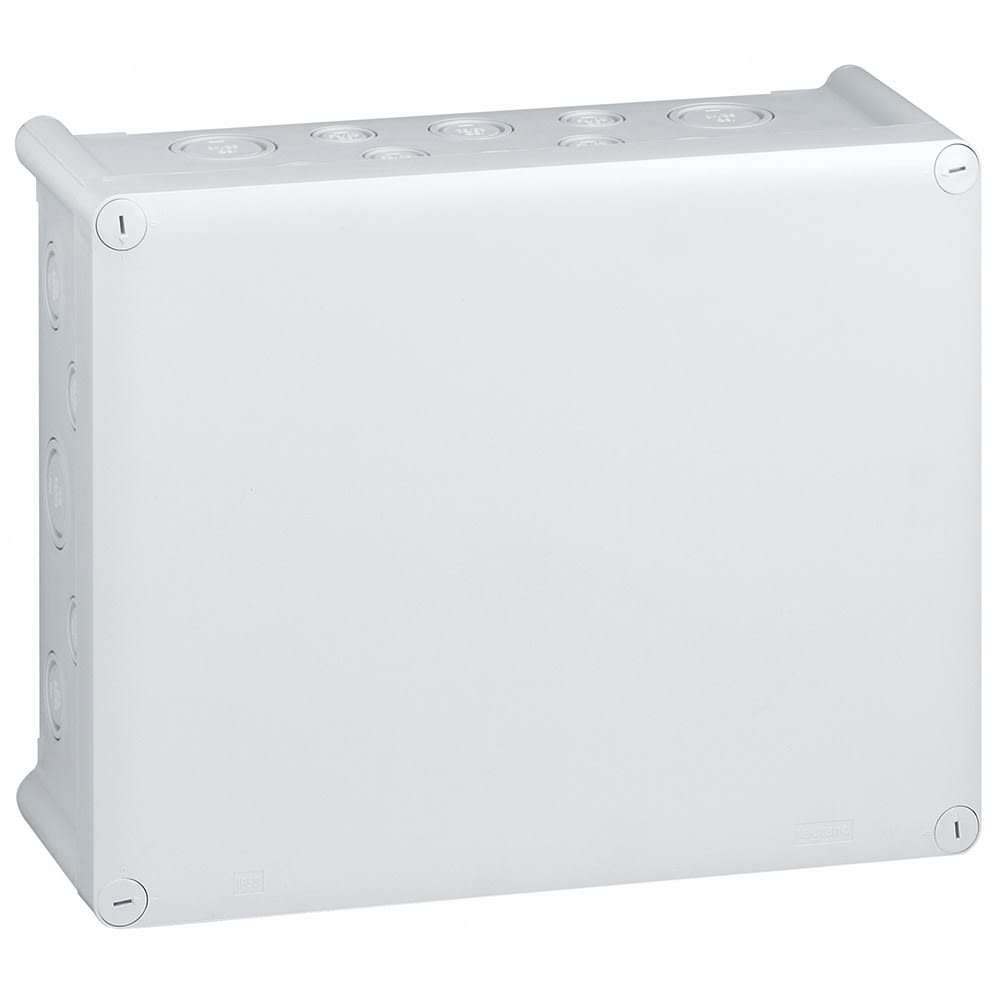 Legrand - Boîte de dérivation rectangulaire pour presse-étoupe Plexo gris - 310x240x124mm