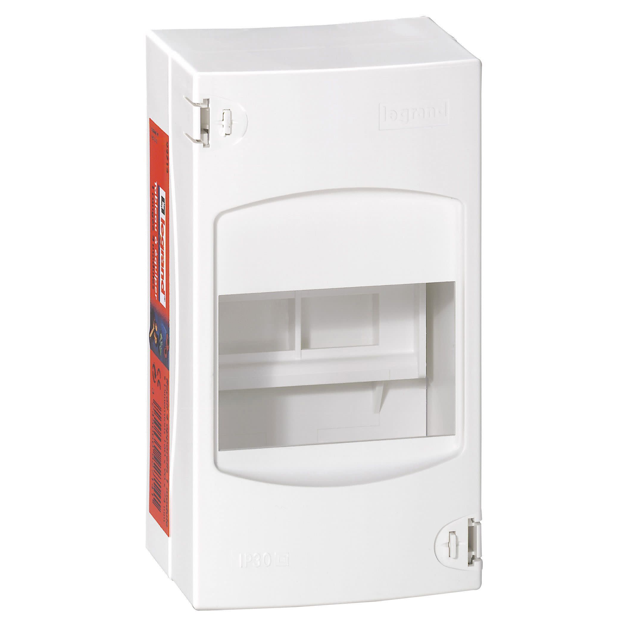 Legrand - Coffret cache-borne à équiper - 4 modules - 160x9 x74mm