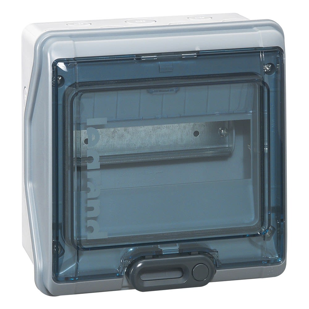 Legrand - Coffret étanche à équiper - 1 rangée 8 modules - 200x200x115,6 mm