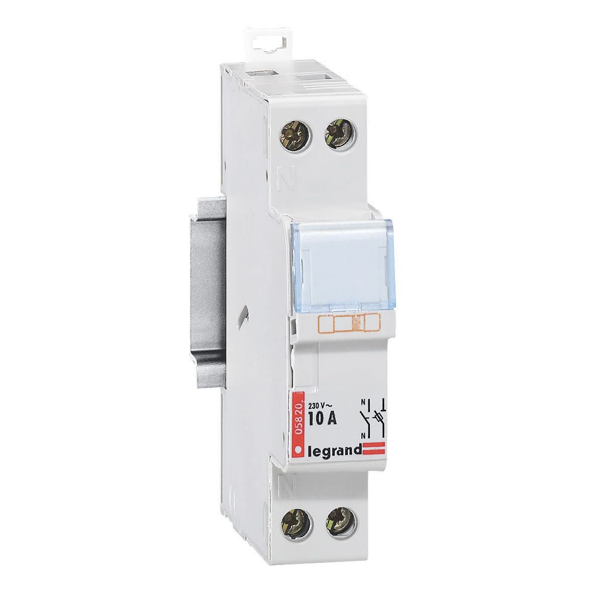 Legrand - Porte-fusibles 1P+N - 10A - 1 module - pour cartouches 8,5x23mm