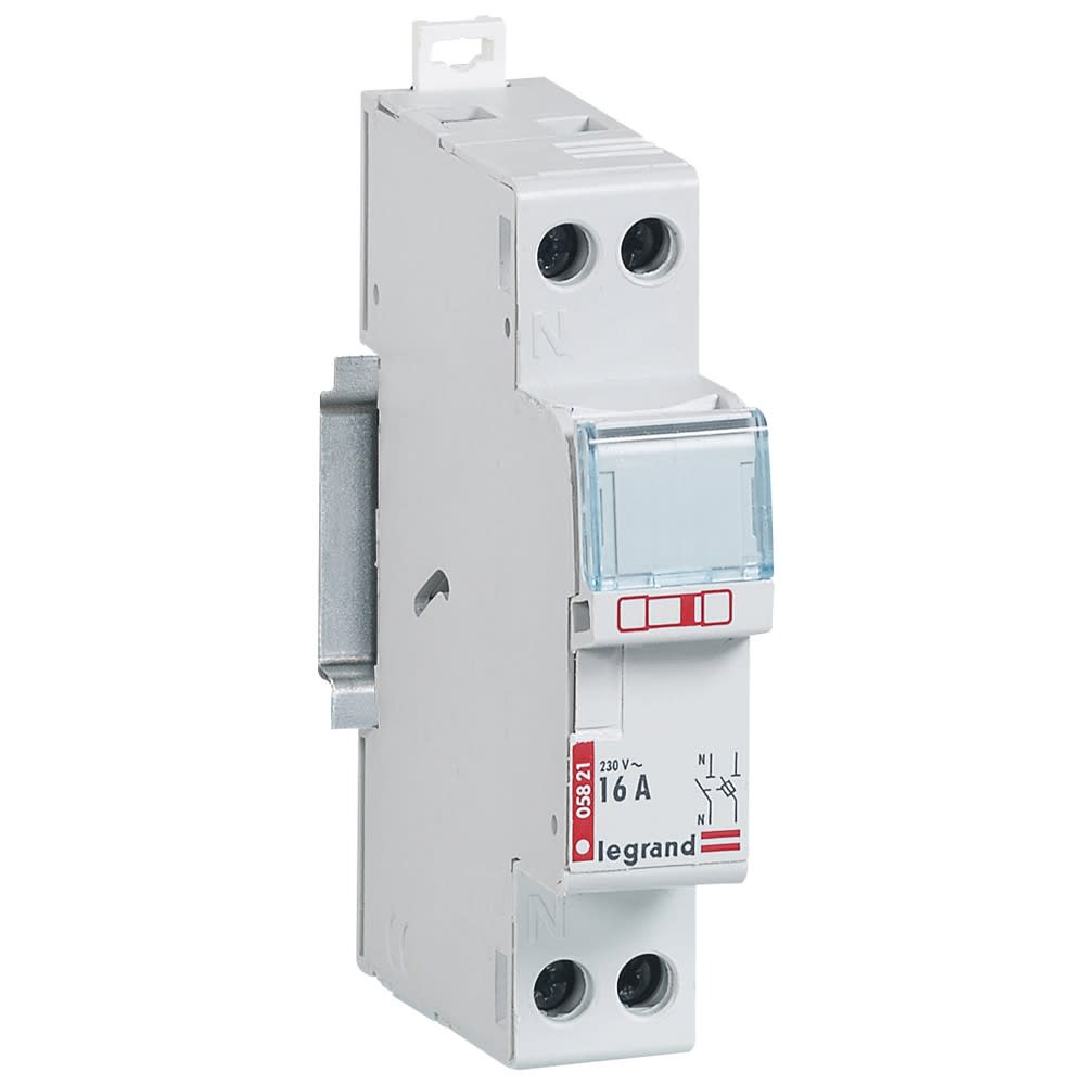 Legrand - Porte-fusibles 1P+N - 16A - 1 module - pour cartouches 10,3x25,8mm