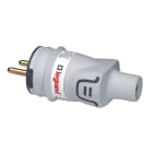 Legrand - Fiche mâle avec terre Plexo plastique IP44 - gris