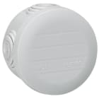 Legrand - Boîte de dérivation ronde Ø60mm, ép. 40mm - fermeture par enclipsage - gris