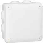 Legrand - Boîte de dérivation carrée - 105x105x55 mm - fermeture par 1/4 de tour - blanc