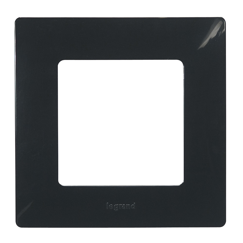 Legrand - Plaque 1 poste Niloe - Onyx