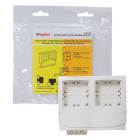Legrand - Cadre double pour appareillage saillie pour moulures hauteur 12,5mm