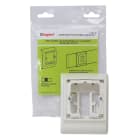 Legrand - Cadre simple pour appareillage Mosaic - pour plinthe 80x20mm