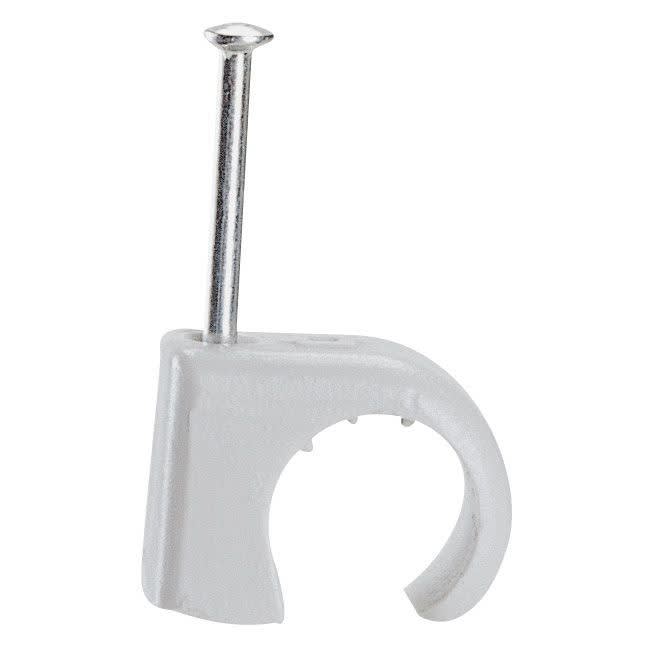 Legrand - Cavaliers Multifix x 100 - souples - pour câble Ø10mm à Ø14 mm - gris