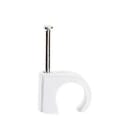 Legrand - Cavaliers Multifix x 100 - souples - pour câble Ø5mm à Ø7 mm - Blanc