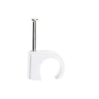 Legrand - Cavaliers Multifix x 100 - souples - pour câble Ø7mm à Ø10 mm - blanc