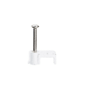 Legrand - Cavaliers Fixfor x 100 - pour câble méplat 2x1mm² - boîte - blanc