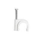 Legrand - Cavaliers Multifix x 20 - souples - pour câble Ø10mm à Ø14 mm - blanc