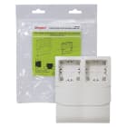 Legrand - Cadre double pour appareillage apparent - pour plinthe 80x20mm
