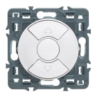 Legrand - Interrupteur individuel de volets roulants Céliane - blanc avec support