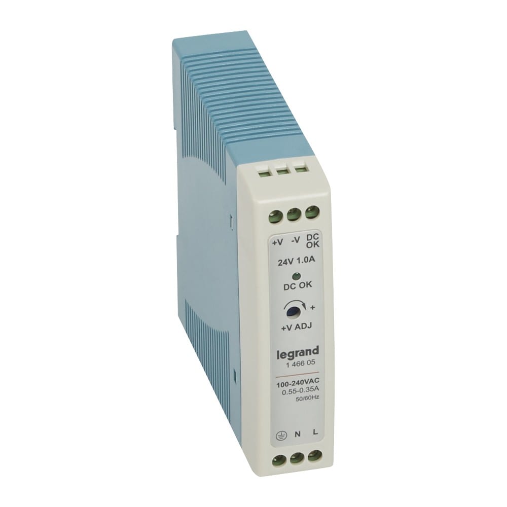 Legrand - Alimentation stabilisée découpage mono entrée 100V~ à 240V~ et sortie 24V= - 20W