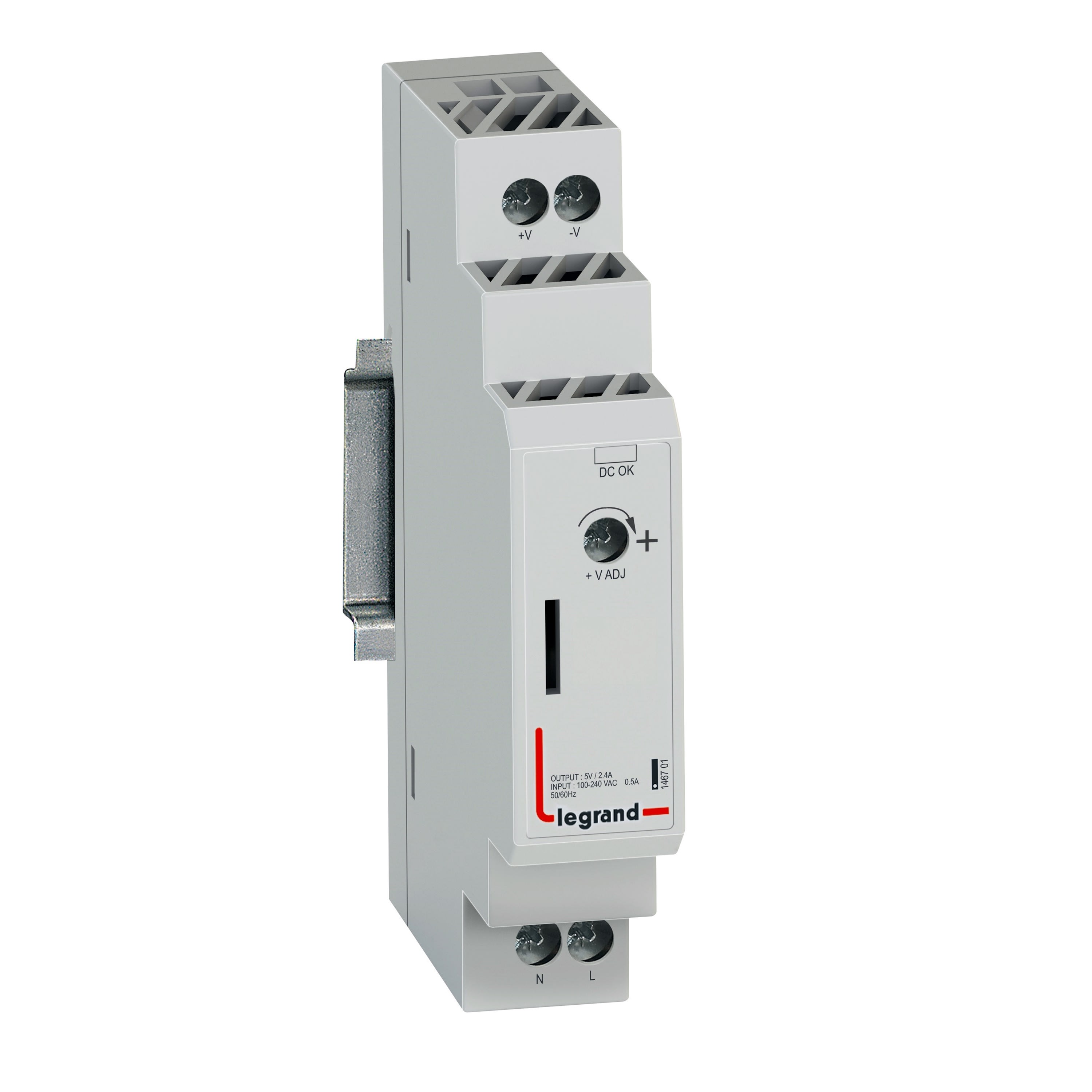 Legrand - Alimentation à découpage mono - alim 100-240 V~ - 5 V= / 12 W / 2.4 A