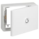 Legrand - Habillage Drivia 18 modules pour platine 13 reference 401181 ou 401191 - RAL9003