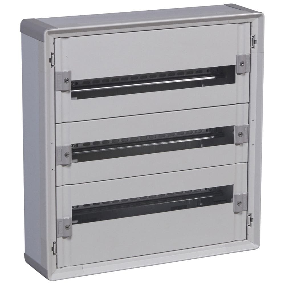 Legrand - Coffret distribution isolant XL3160 tout modulaire 3 rangées - 72 modules