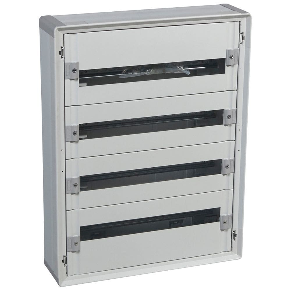 Legrand - Coffret distribution isolant XL3160 tout modulaire 4 rangées - 96 modules